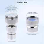 Hibbent Quick-Connect Dishwasher Faucet Adapters Set