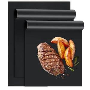 UBeesize Heavy Duty Non-Stick Grill Mats - 3 Pack