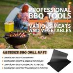 UBeesize Heavy Duty Non-Stick Grill Mats - 3 Pack