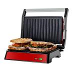 OVENTE Non-Stick Indoor Panini Press Grill, Red
