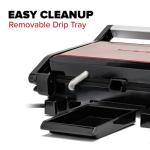 OVENTE Non-Stick Indoor Panini Press Grill, Red