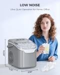 Portable Self-Cleaning Ice Maker for Home and Bar