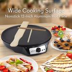 NutriChef 12-Inch Crepe Maker with Spatula