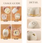 Compact Electric Garlic Chopper and Food Processor