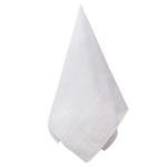 Perry Ellis 12 Pack White Satin Handkerchiefs