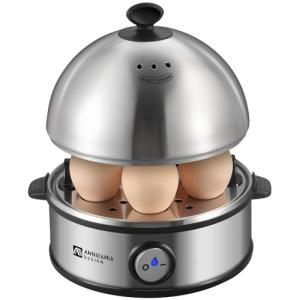 Annie & Mia Stainless Steel Electric Egg Cooker
