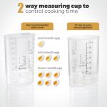 Annie & Mia Stainless Steel Electric Egg Cooker