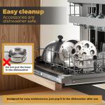 Annie & Mia Stainless Steel Electric Egg Cooker