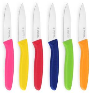 Colorful Stainless Steel Paring Knife Set of 6