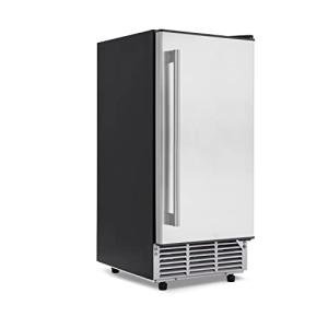 Newair 15" Clear Ice Maker with Self-Cleaning