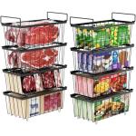 Stackable Freezer Organizer Bins - 8 Pack