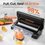 Food Vacuum Sealer with Cutter and Storage Bags