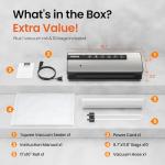 Food Vacuum Sealer with Cutter and Storage Bags