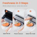 Food Vacuum Sealer with Cutter and Storage Bags
