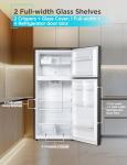 BLACK+DECKER 18.1 Cu. Ft. Top Freezer Refrigerator
