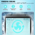 VEVOR Dual Tap Beer Kegerator with CO2 Tank