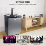 VEVOR Dual Tap Beer Kegerator with CO2 Tank