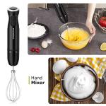Bonsenkitchen 12-Speed Handheld Immersion Blender