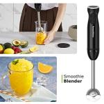 Bonsenkitchen 12-Speed Handheld Immersion Blender