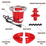 Mini Chocolate Fondue Fountain with Serving Tray