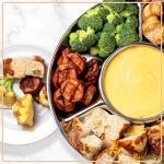 Nostalgia Electric Fondue Set with Forks and Tray