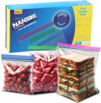 NANSIKE Reusable Food Storage Bags - 100 Pack