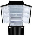 Winia 26.1 Cu.Ft French Door Refrigerator - Black