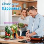 NANSIKE Reusable Food Storage Bags - 100 Pack