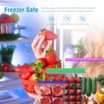 NANSIKE Reusable Food Storage Bags - 100 Pack