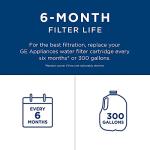 GE Refrigerator Water Filter - Reduces Lead and Impurities