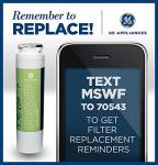 GE Refrigerator Water Filter - Reduces Lead and Impurities
