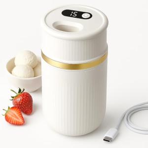 Portable USB-C Ice Cream Maker for Homemade Treats