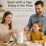 Portable USB-C Ice Cream Maker for Homemade Treats