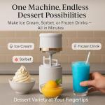 Portable USB-C Ice Cream Maker for Homemade Treats