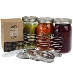 Stainless Steel Fermentation Jar Kit with Lids & Weights