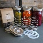 Stainless Steel Fermentation Jar Kit with Lids & Weights