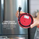 OVENTE 1.5L Glass Electric Kettle - Red