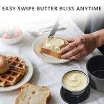 Rucoreon Ceramic Butter Crock with Lid - Soft Butter