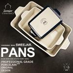 Sweejar Navy Ceramic Bakeware Set for Cooking
