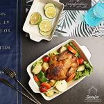 Sweejar Navy Ceramic Bakeware Set for Cooking