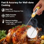 Akozon Digital Food Thermometer with Automatic Calibration