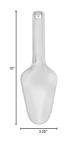 Rubbermaid 6 oz Clear Plastic Ice Scoop