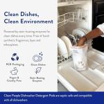 Clean People Dishwasher Pods - 60 Count Lemon Verbena