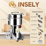 Insely Electric Grain Mill for Seeds and Spices