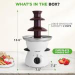 3-Tier Electric Chocolate Fondue Fountain Machine