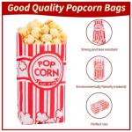 Voisen 100 Pack Paper Popcorn Bags for Movie Nights