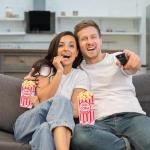 Voisen 100 Pack Paper Popcorn Bags for Movie Nights