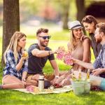 Voisen 100 Pack Paper Popcorn Bags for Movie Nights