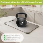 Stainless Steel Double-Sided Cutting Board, 13.4" x 9.1