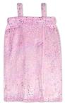 Rainbow Foil Stars Plush Spa Wrap for Girls